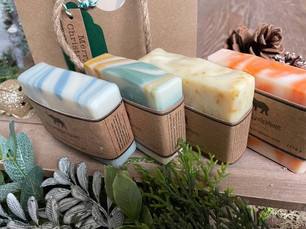 Christmas Soap Gift Bag