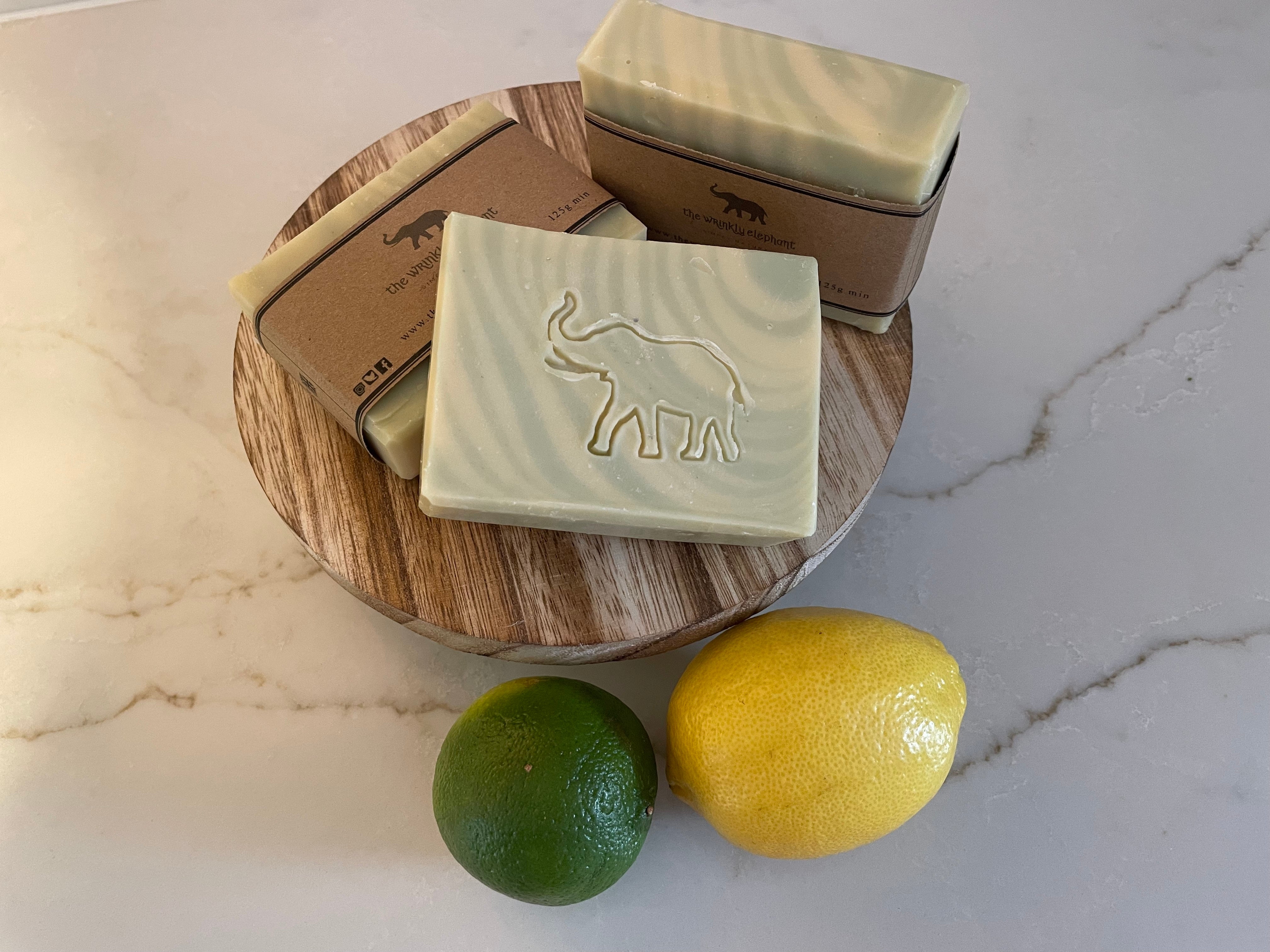 Crisp Awakening Natural Bar Soap -Lemon, Lime & Black Spruce