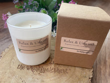 Aromatherapy lavender & lemongrass soy candle