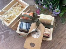 natural mini bar soap set