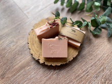 Wild Rose - Natural Bar Soap (Patchouli & Rose Geranium Essential Oil Soap )