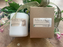 essential oil soya & coconut wax aromatherapy candle