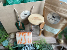 Christmas Bath Salts and Soap Gift Bag
