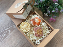  natural flower soap bar gift set 