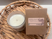 Aromatherapy lavender & lemongrass soy candle