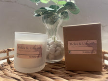 Aromatherapy lavender & lemongrass soy candle