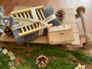 Christmas Soap, Face Towel and Ladder Gift Set