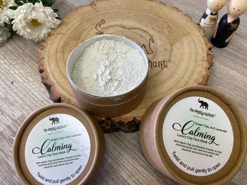 French green clay face mask