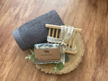 ebony & ivory  soap ladder and flannel