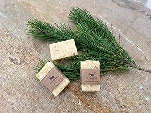 natural lemongrass  mini soap bar 