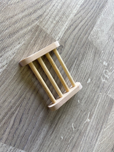 imperfect wooden mini soap ladder