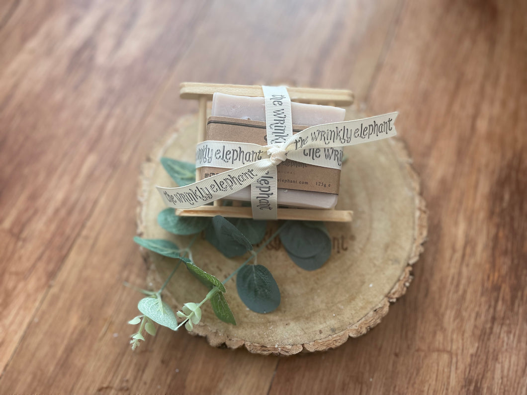 natural lavender soap and ladder